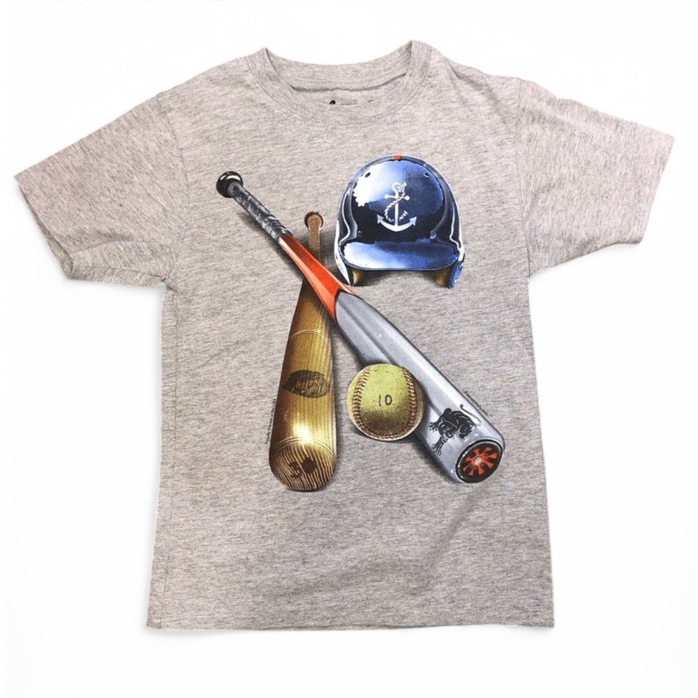 Wes & Willy Baseball Tee, Size 6